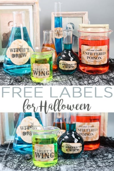 free printable halloween labels