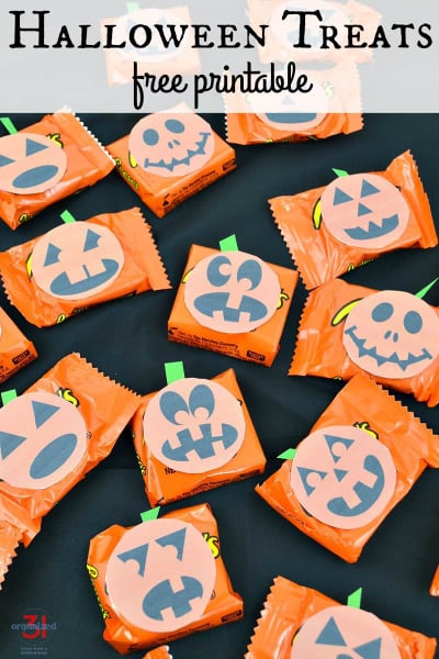 free printable halloween treats